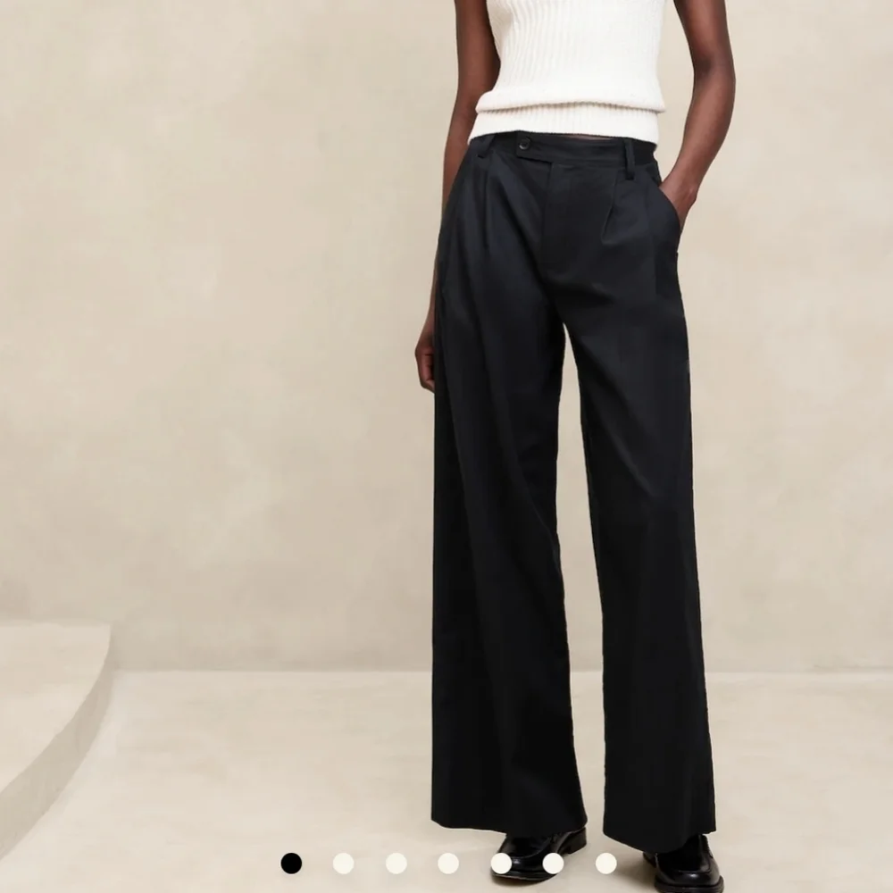 New Banana Republic Linen Wide-Leg Pants Size 4